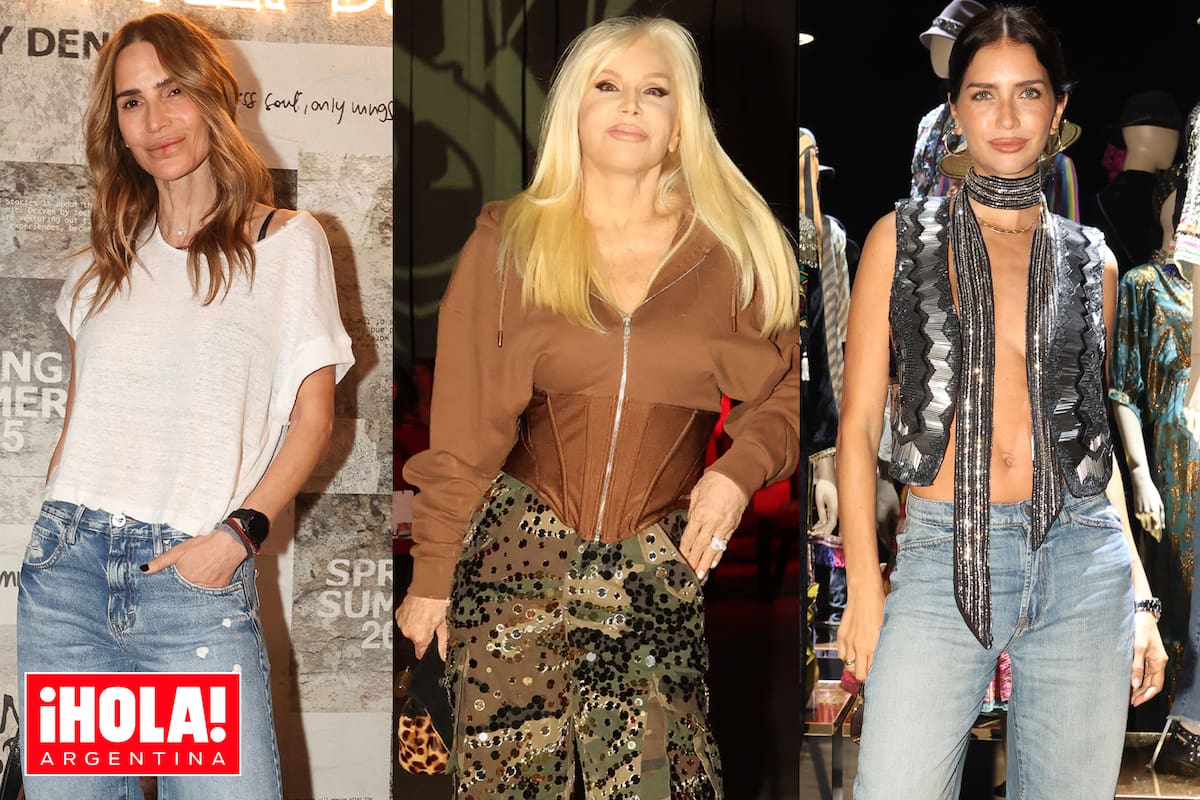 María Vázquez, Susana Giménez y Zaira Nara