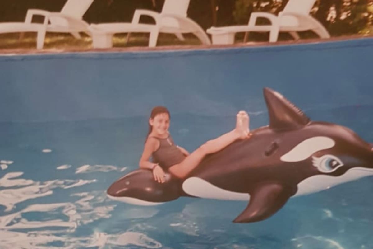 María Victoria Fassi, de niña: su amor por el agua viene desde siempre