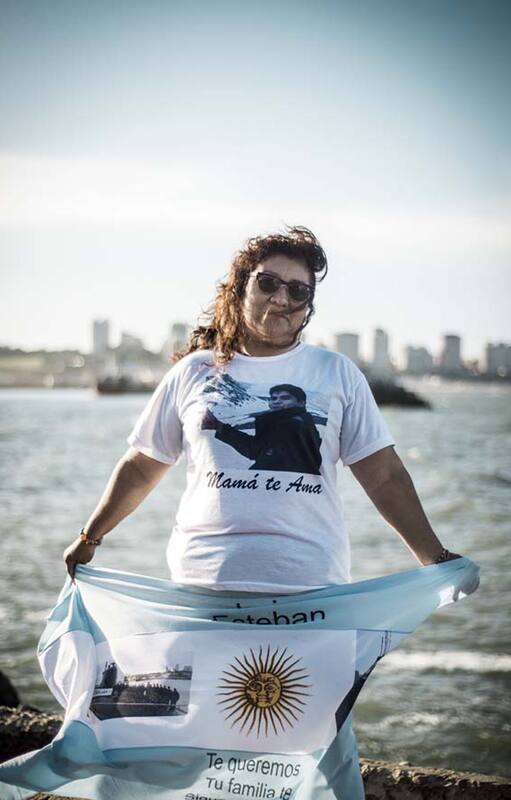 María Victoria viajó desde Tucumán hasta Mar del Plata para exigir una respuesta. Su hijo, de 31 años, estaba en el submarino.