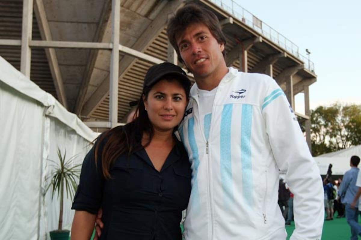 María y Charly, en las instalaciones del Parque Roca