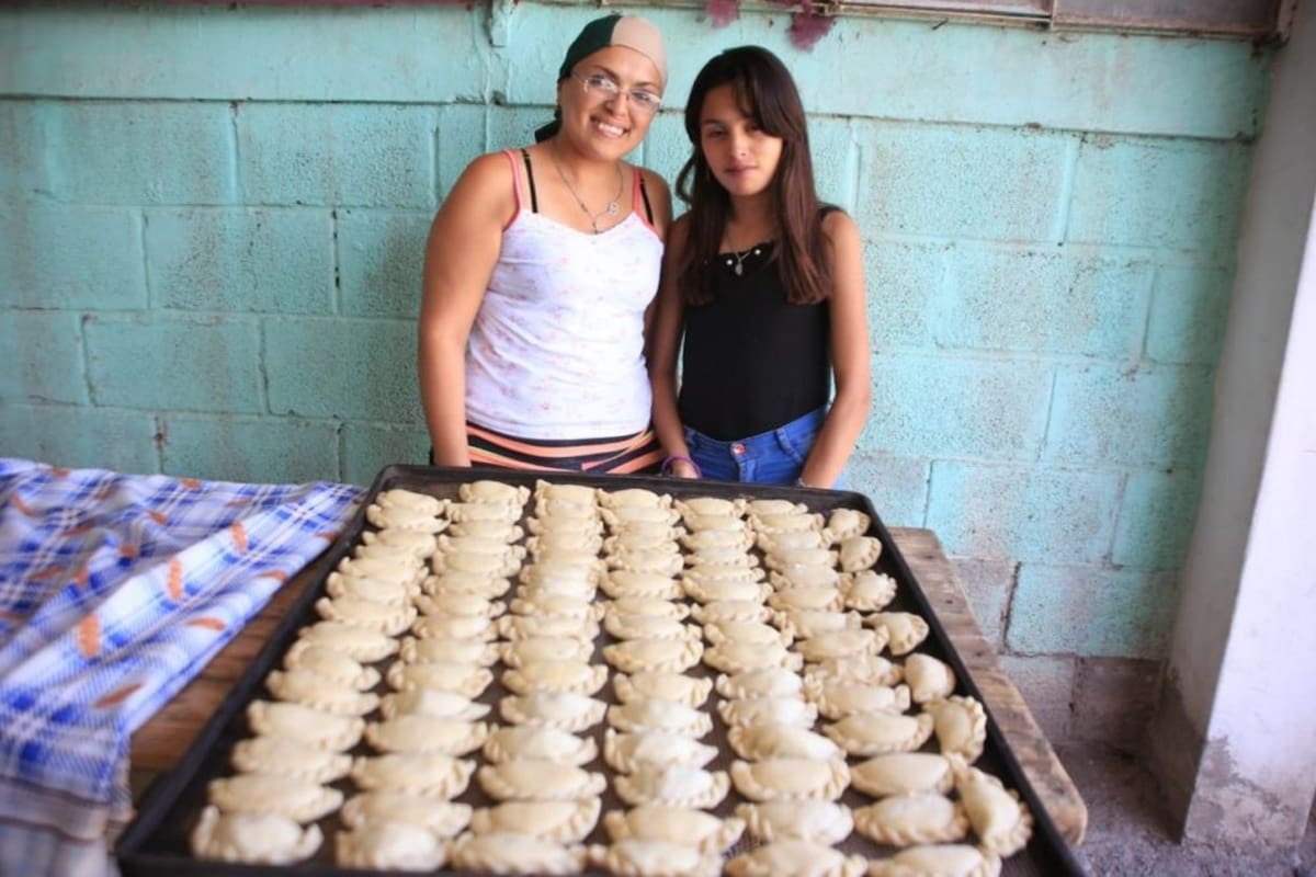 María y su nieta, Martina