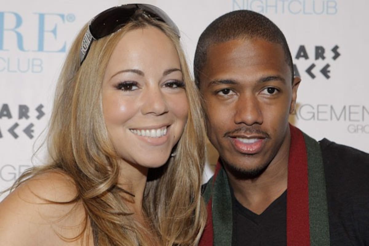 Mariah Carey junto a su esposo Nick Cannon, que festejó su cumpleaños en el hotel Caesars Palace de Las Vegas.