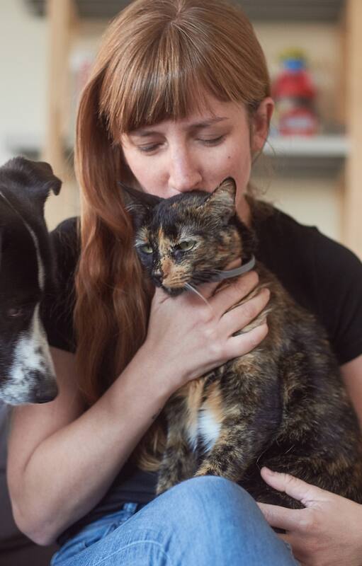 Marian, Frida y Mecha.