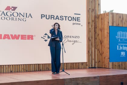 Mariana Arias fue la maestra de ceremonias de la inauguración