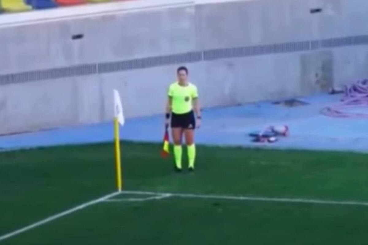 Mariana Duré fue la segunda árbitra asistente de Mitre - Nueva Chicago