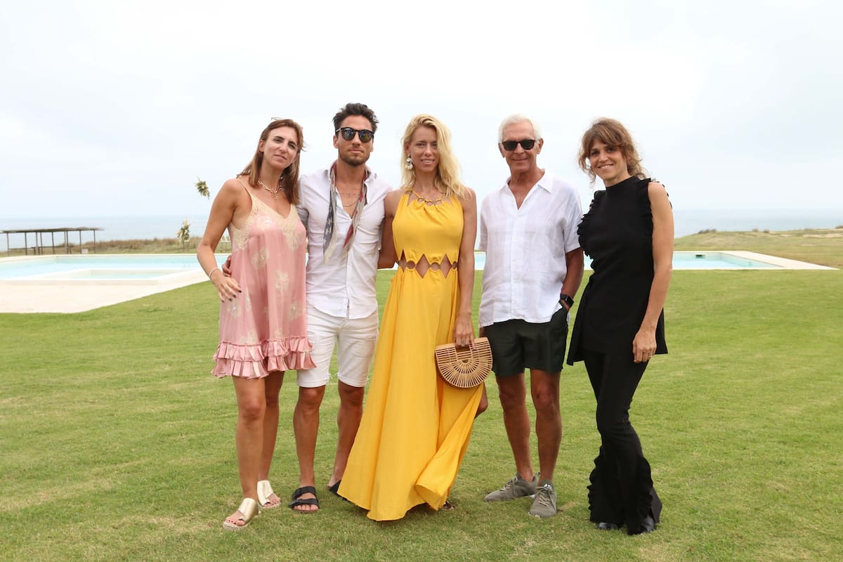 Mariana Gonzalez, Matias Tasin, Nicole Neumann, Eduardo Costantini y Mery Freytes