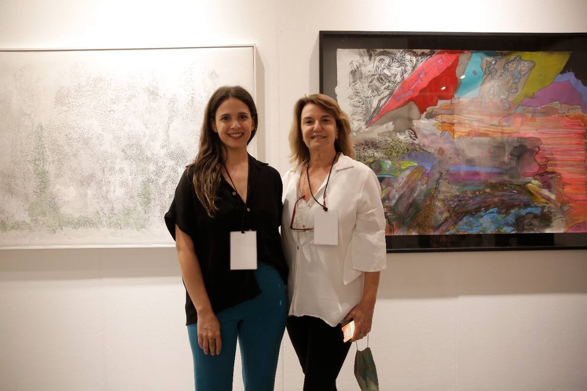 Mariana Povarché con su hija María, de la galería Rubbers
