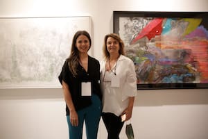 Mariana Povarché con su hija María, de la galería Rubbers