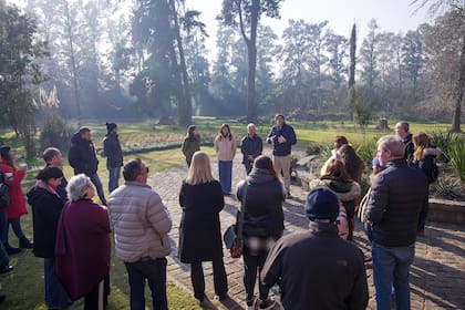 Mariana Rossi, Directora Editorial de Revista Jardín, Teresa de Elizalde, directora editorial del Grupo de Revistas LA NACIÓN., Eduardo Esandi, uno de los desarrolladores de Le Bois, y Santiago Traynor gerente de Content Lab y Eventos de LA NACION SA. presentaron la propuesta para esta nueva edición de Jardín Fest.
