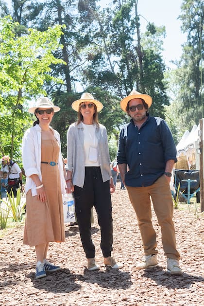 Mariana Rossi, Lucía Cané y Luciano Kunis.