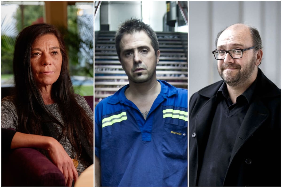 Mariana Travacio, Kike Ferrari y Federico Lorenz