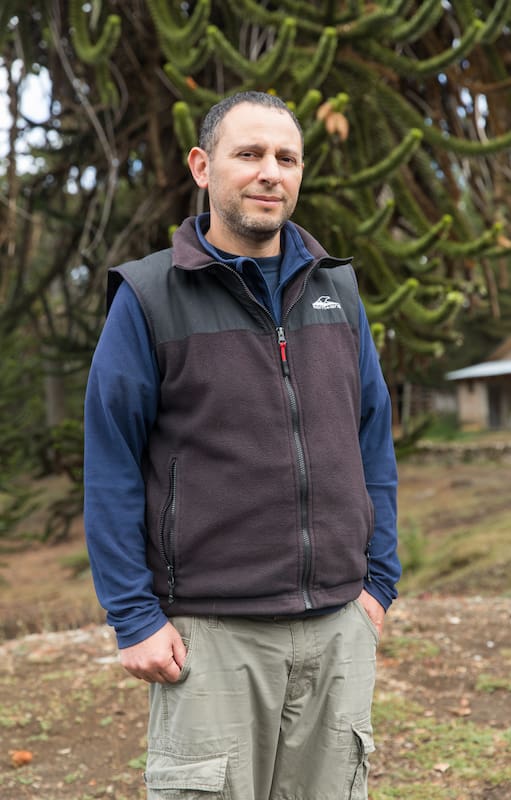Mariando Dell'Aquila, técnico de la Dirección General de la Oficina de Recursos Forestales.