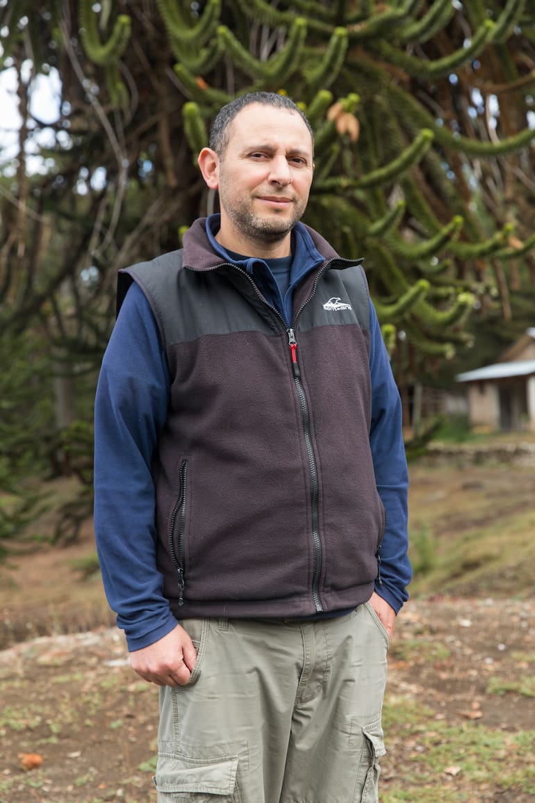 Mariando Dell'Aquila, técnico de la Dirección General de la Oficina de Recursos Forestales.