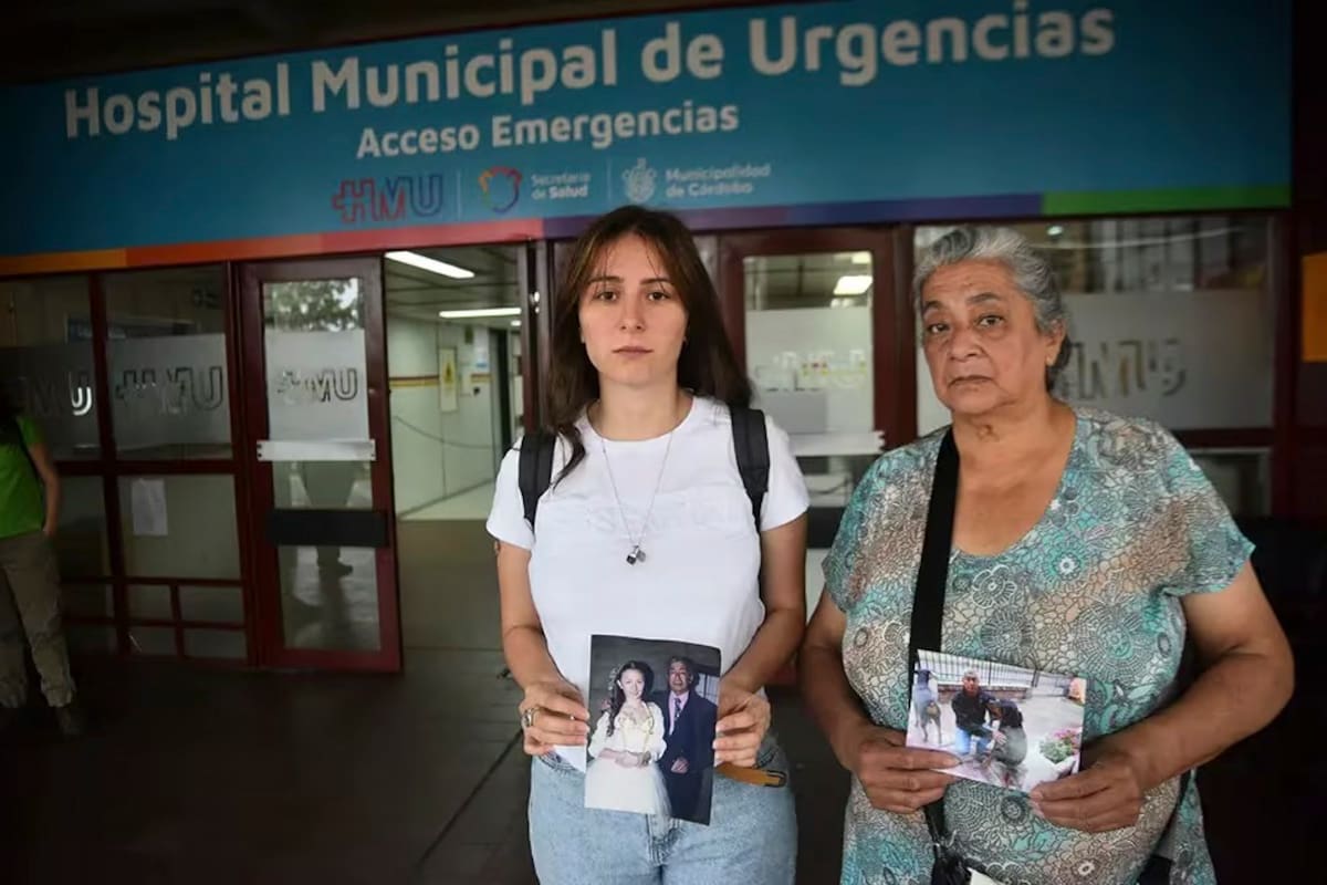 Marianella y Silvia Sosa, hija y hermana del fallecido