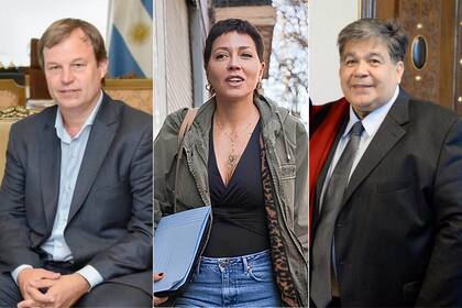 Mariano Cascallares, Mayra Mendoza y Mario Ishii: intendentes y candidatos
