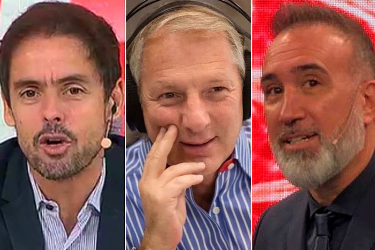 Mariano Closs, Marcelo Longobardi y Gabriel Anello