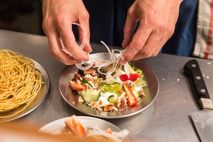 Mariano dice que, en el Litoral, encontró ingredientes muy similares a los que había conocido en Asia