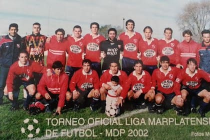 Mariano Echeverría, en su primeros pasos en Independiente de Mar del Plata