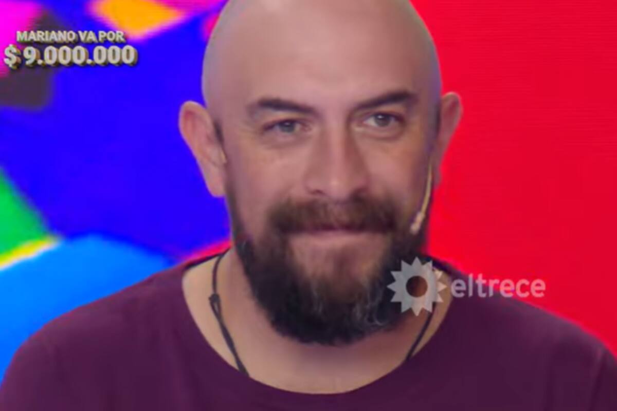 Mariano es empleado de seguridad privada y se consagró como el ganador de 9 millones de pesos en Los 8 escalones (Foto: Captura / eltrece)