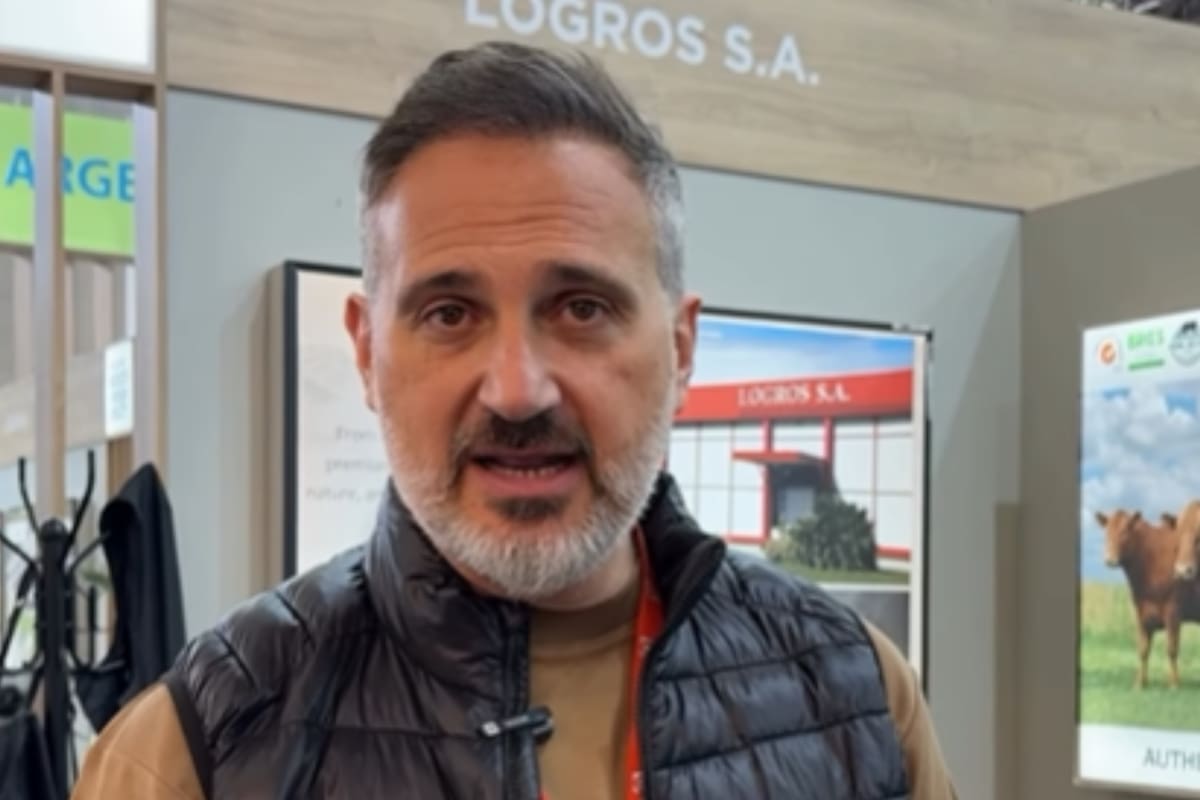 Mariano Grimaldi, gerente comercial del frigorífico Logros, una de las plantas que envían carne a Estados Unidos