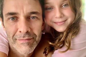 Mariano Martínez junto a Olivia hace unos años (Foto: Instagram/@marianom78)