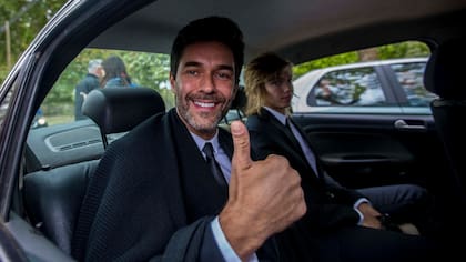 Mariano Martínez y Franco Masini, compañero de elenco de Isabel Macedo en Amar después de amar