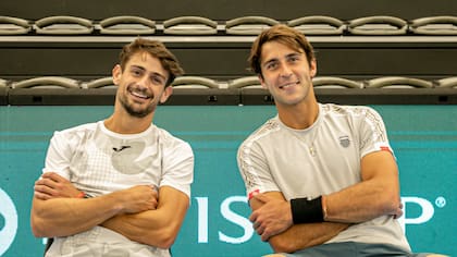 Mariano Navone y Tomás Etcheverry, compañeros en Copa Davis, esta vez se eliminarán en el US Open