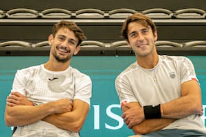 Mariano Navone y Tomás Etcheverry serán los singlistas de la Argentina en la serie vs. Noruega que inicia este jueves en Oslo