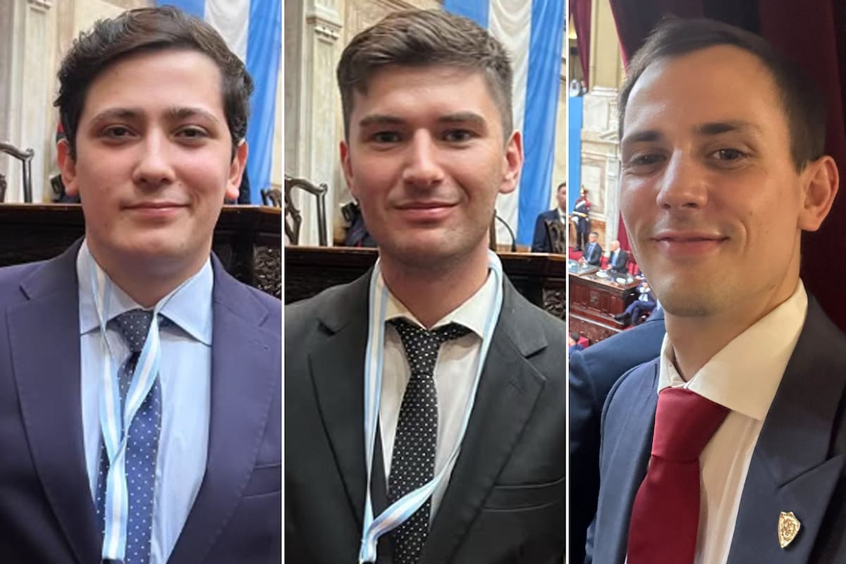 Mariano Pérez ,Tomás Jurado y Lucas Luna, tres de los influencers libertarios que tienen vínculo con el Estado