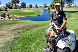 Mariano Tubio, una historia de superación con el golf como incentivo permanente