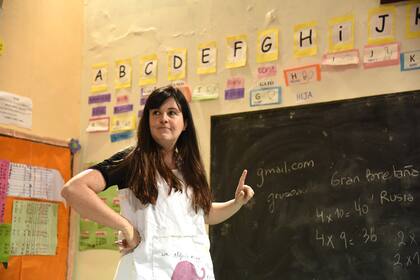 Maribel Bugallo, una de las docentes aceleradoras de la Escuela Nicolás Avellaneda