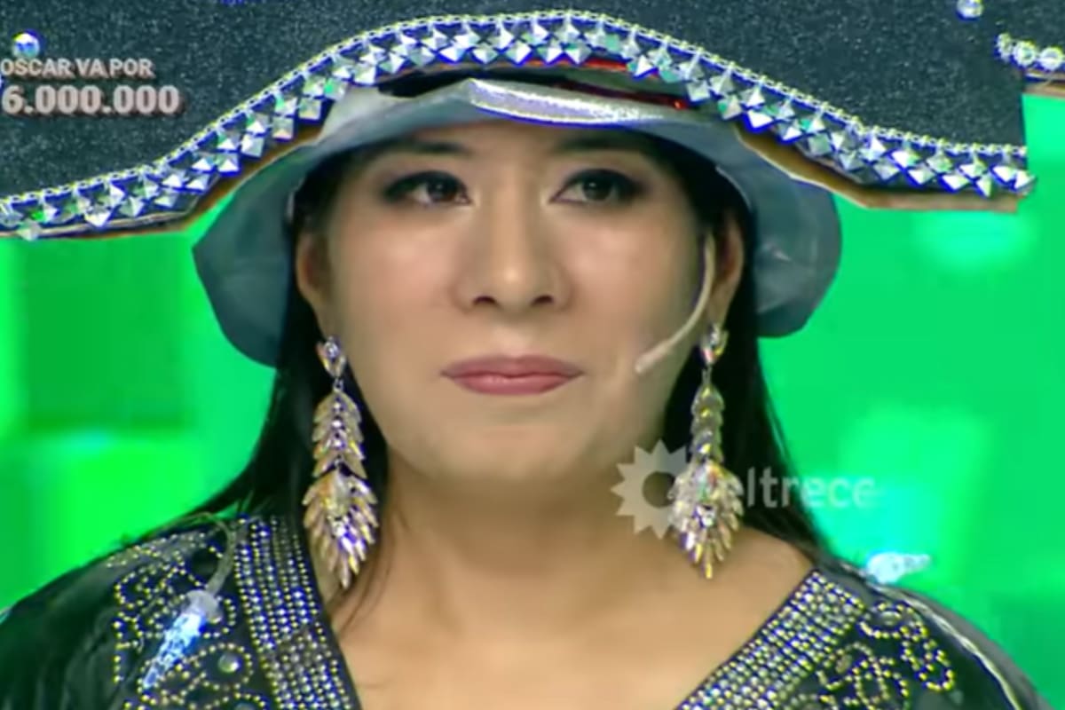 Maribel participó de Los 8 escalones de los tres millones y su outfit se robó todas las miradas (Foto: Captura / eltrece)