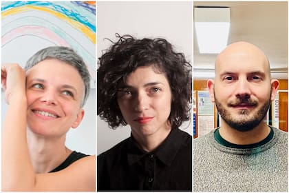 Marie Bardet, Mercedes Halfon y Matías Fernández Robbio, invitados locales del evento cultural