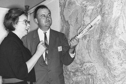 Marie Thrap y Bruce Heezen