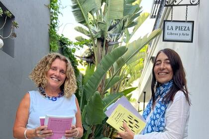 Mariel Lo Re y Ana López, creadoras de "Un rato con libros"