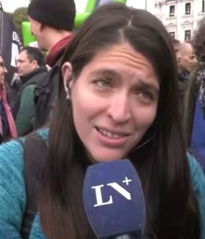 Mariel, una de las madres autoconvocadas en contra del veto presidencial