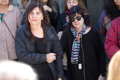 Marilina Ross y su mujer, Patricia Rincci.