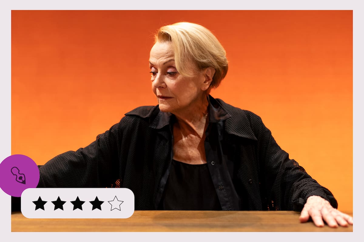 Marilú Marini en El corazón del daño, de María Negroni, en El Picadero