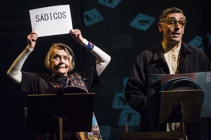 Marilú Marini en una escena de Manifestum