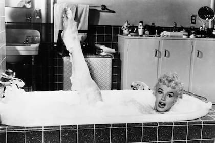 Marilyn Monroe en el rodaje de La comezón del séptimo año