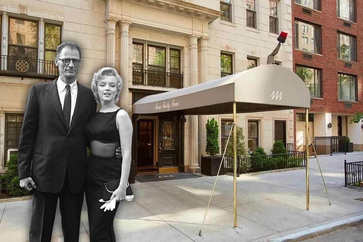 Marilyn Monroe y Arthur Miller vivían juntos en el piso 13 del edificio ubicado en el 444 East 57th Street