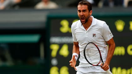 Marin Cilic gritó fuerte en Wimbledon