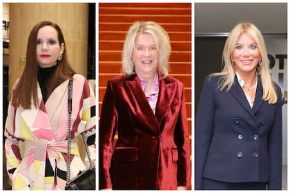 Marina Achával Duhau, Eva Soldati y Bettina Bulgheroni