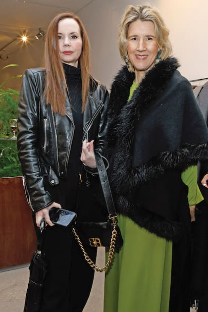 Marina Achaval y la soprano Sara Fleming quedron encantadas con la propuesta inmersiva de la muestra