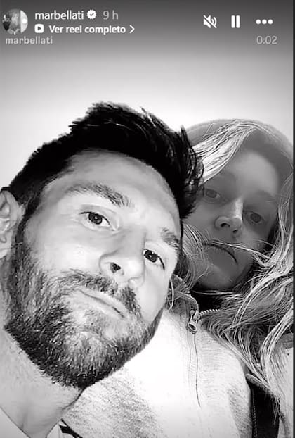 Marina Bellati y su fotomontaje junto a Messi