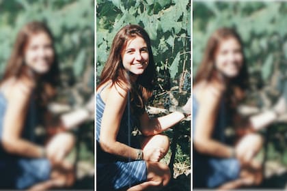 Marina Beltrame, junto a la vid, su gran amiga de carrera