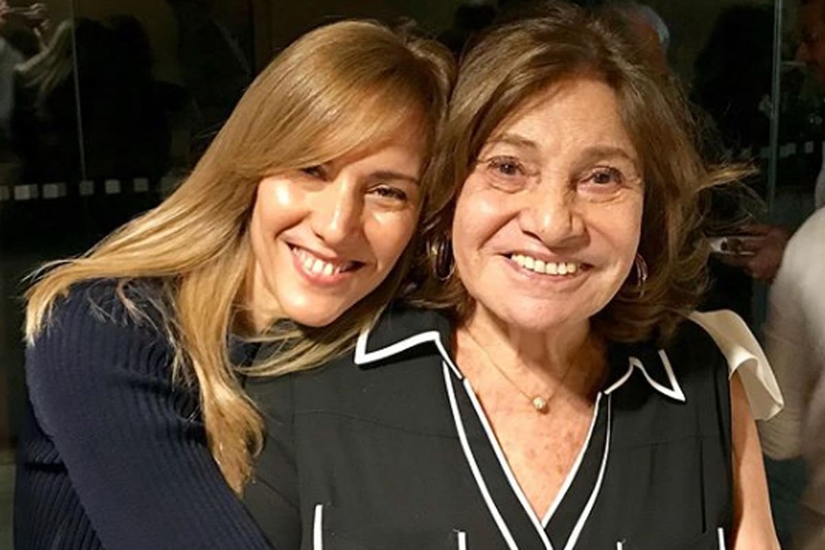 Marina Borensztein junto a su madre