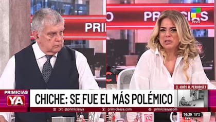 Marina Calabró lloró desconsoladamente al referirse al periodista (Foto: Captura TV)