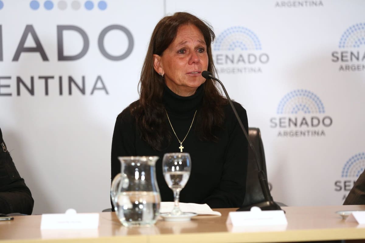 Marina Charpentier, en el Senado de la Nación