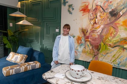 Marina Christe, diseñadora especializada en color, materiales y acabados, dijo presente en el día de la apertura.